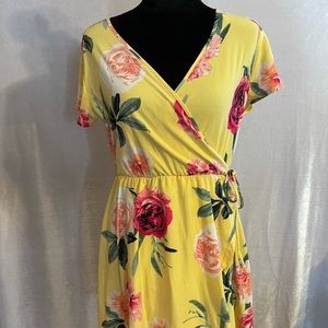 Yellow Flowery Dress